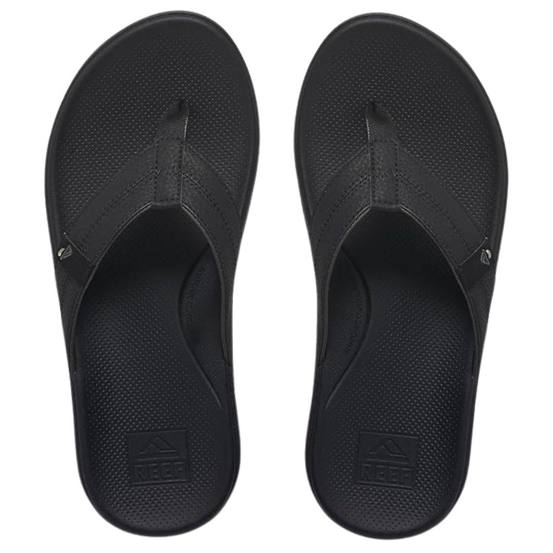 Reef Men's Cushion Phantom 2.0 Black Flip Flops